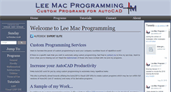 Desktop Screenshot of lee-mac.com