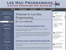 Tablet Screenshot of lee-mac.com
